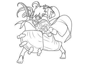 Página para Colorir Fantástico Tamaki Amajiki