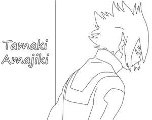 Página para Colorir Imagem de Tamaki Amajiki