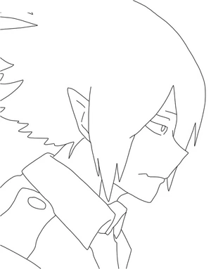 Página para Colorir Tamaki Amajiki para imprimir