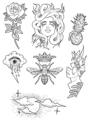 Página para Colorir Arte Corporal Maravilhosa