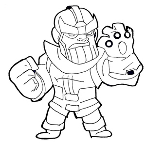 Adorável Mini Thanos