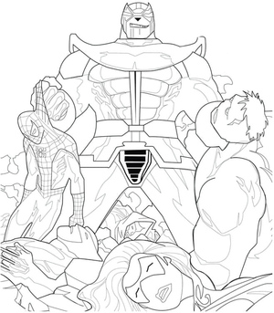 Os Vingadores Contra Thanos