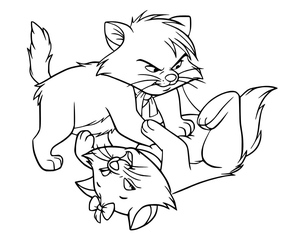 Berlioz e Marie de The Aristocats