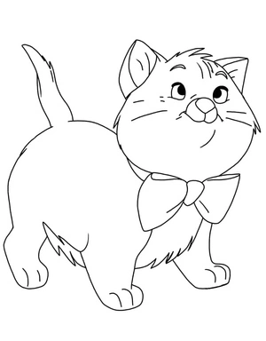Página para Colorir Toulouse de The Aristocats