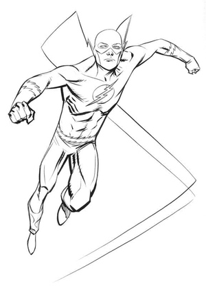 Desenho do The Flash