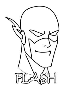 Rosto do Flash