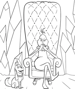Página para Colorir 6 O Grinch