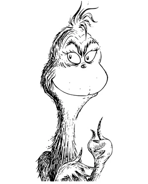 Página para Colorir Página para Colorir do Grinch