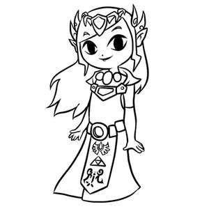 Zelda, a Princesa com um Sorriso