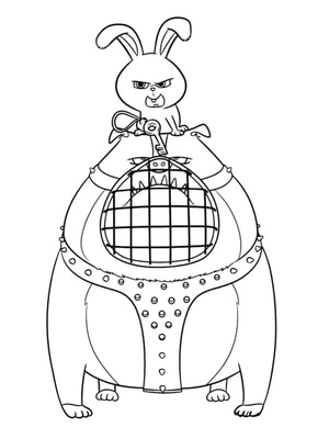 Página para Colorir Página para Colorir de Bulldog