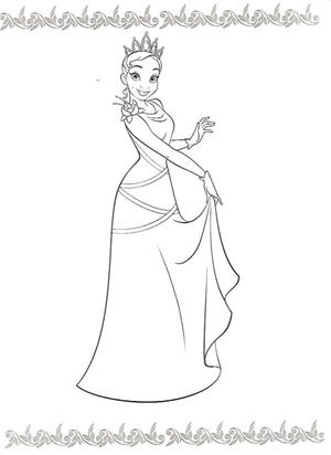 Tiana em um Estilo Simples