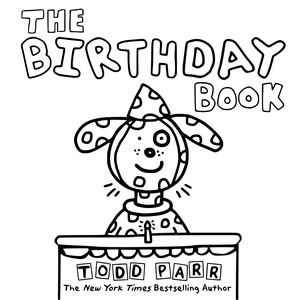 Página para Colorir: Celebração de Aniversário do Todd Parr