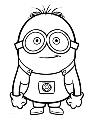 Página para Colorir Minionzinho
