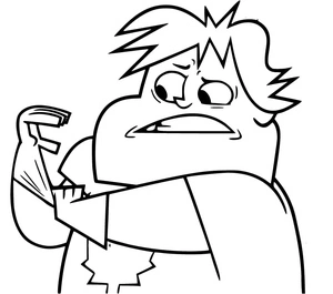 Página para Colorir Owen de Total DramaRama