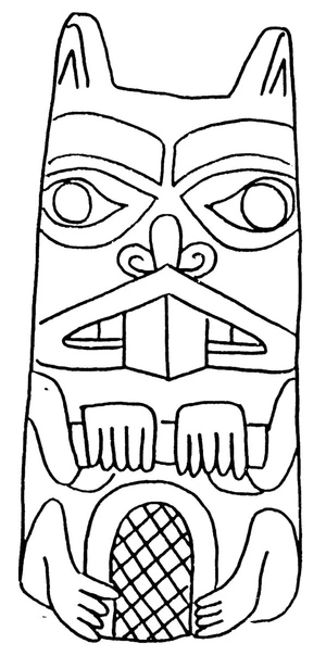 Página para Colorir Totem Lúdico