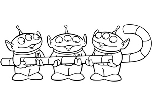 Alienígenas de Toy Story 3 da Disney
