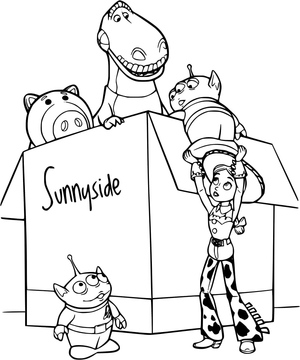 Personagens da Disney de Toy Story 3