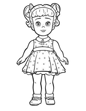 Página para Colorir Gabby Gabby de Toy Story 4