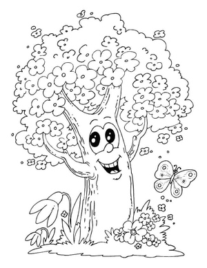 Árvore da Sorte e Borboleta