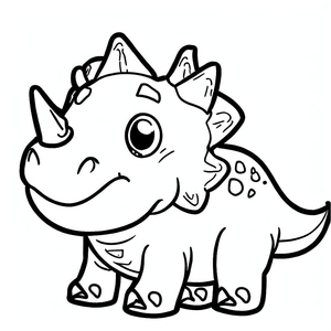 Adorável Tricerátopo