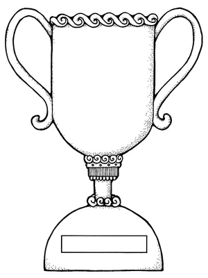 Página para Colorir Página para Colorir de Troféu