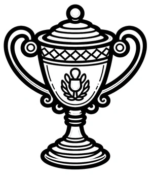 Página para Colorir Troféu da Incribilidade