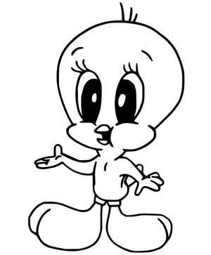 Tweety Bird muito fofo