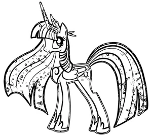 Página para Colorir Uma Líder Brilhante