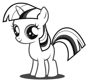 Página para Colorir Bebê Brilhante