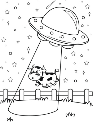 Abdução Alienígena de uma Vaca