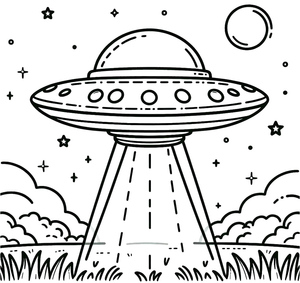 Foto da Nave Espacial Alienígena