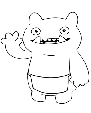 Página para Colorir Página de Colorir Uglydolls para Crianças
