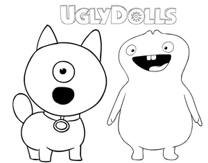 Página para Colorir Página para Colorir UglyDolls