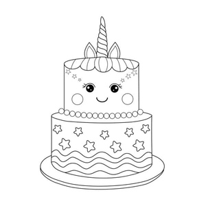 Bolo de Unicórnio