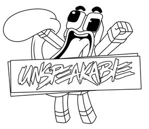 Página para Colorir Unspeakable Minecraft