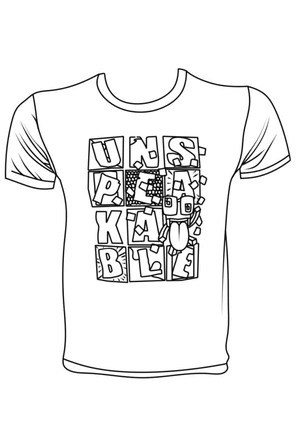 Página para Colorir Página para Colorir Camiseta Unspeakable