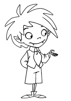 Desenho Animado de Vampiro