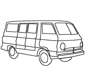 Página para Colorir Um Carro Desaparecendo