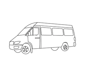 Página para Colorir Vanilla Van