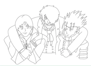 Página para Colorir Página para Colorir do Vash