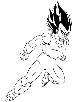 Vegeta do Anime Dragon Ball Z