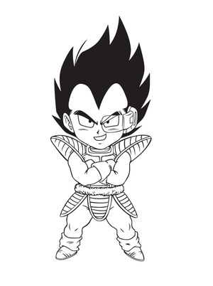 Vegeta em Estilo Chibi