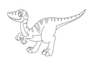 Adorável Bebê Velociraptor