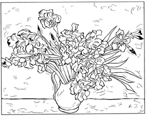 Vaso de Flores de Vincent Van Gogh