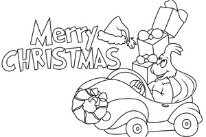 Página para Colorir Natal Encantado em Whoville