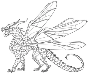 Página para Colorir Dragão com HIV em destaque