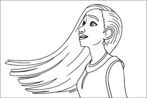 Página para Colorir O Sonho Disney da Asha