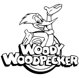Página para Colorir Página para Colorir do Pica-Pau Woody para Imprimir Grátis
