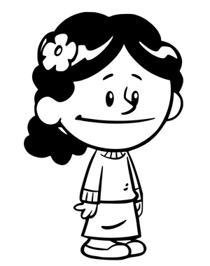 Página para Colorir Página para Colorir Rosa Parks em Xavier Riddle