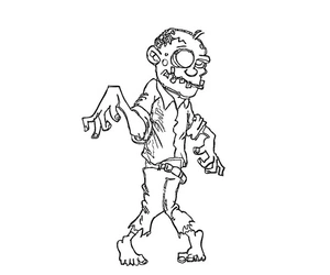 Incríveis Mortos-Vivos Coloring Page